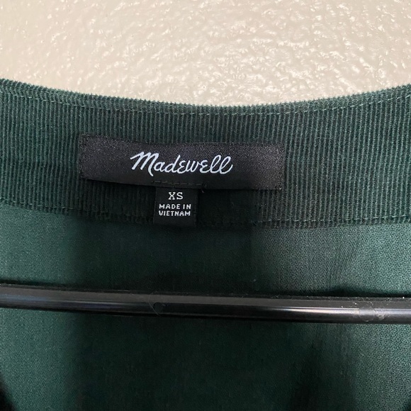 Madewell Corduroy Puff Sleeve Button FrontTop - Picture 9 of 9